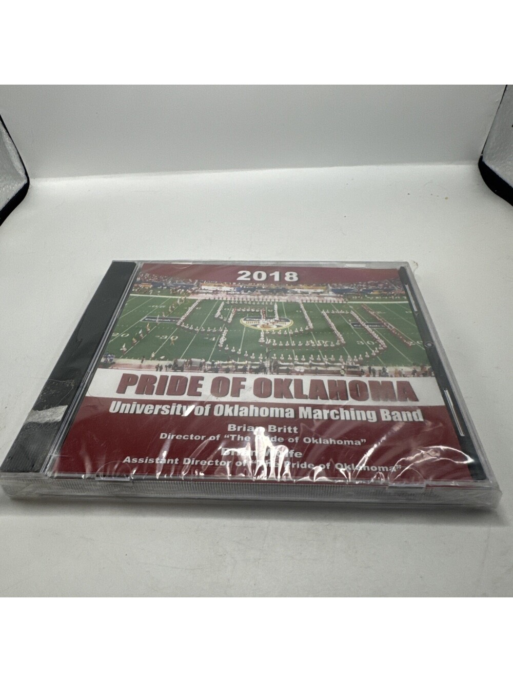 University of Oklahoma Marching Band "2018 Pride of Oklahoma" CD Brian Britt